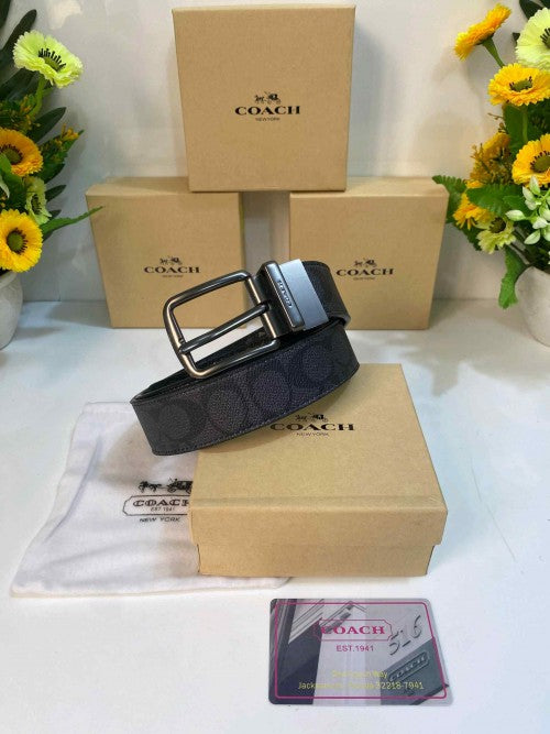 COACH_PREMIUM REVERSE MEN BELT WID OG ACCESSORIES 266