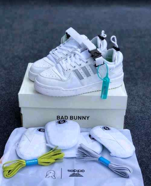 adidass bad bunny white for her