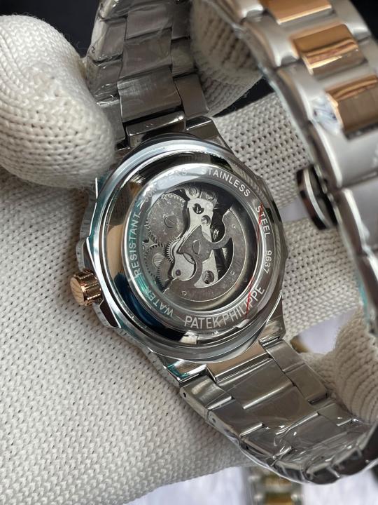 Pate K Philippe Automatic Copper Two Tone Black Dial AT446