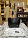 Coac_h North Leather Tote Bag Premium Quality With Dust Bag (Black)