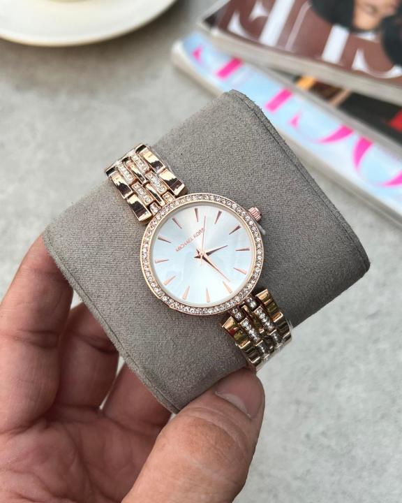 Michhael Kor_s Darci Rose Gold White