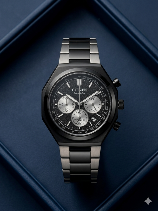 CITIZE N ECODRIVE ZENSHIN ALL BLACK 437