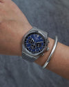 CITIZE N ECODRIVE ZENSHIN SILVER BLUE 430