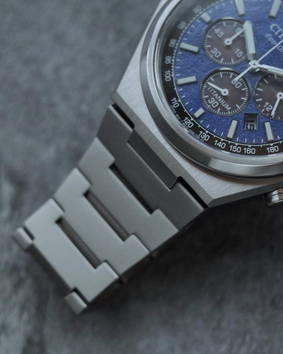 CITIZE N ECODRIVE ZENSHIN SILVER BLUE 430