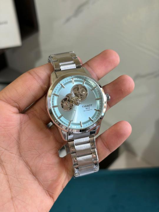 TISSO T AUTOMATIC POWERMATIC SILVER TIFFANY 445
