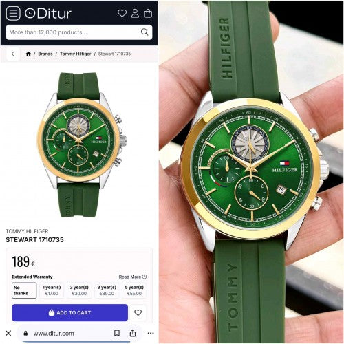 Tomm_y Hilfiger Stewart Japan Big Dial Premium F121