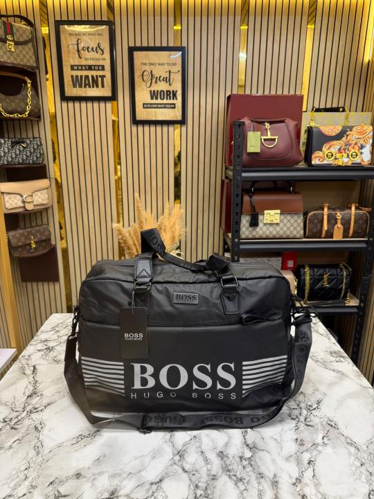 Hugo Bos_s Urban Weekender Travel Duffle Bag (BS0865-B)(Black)