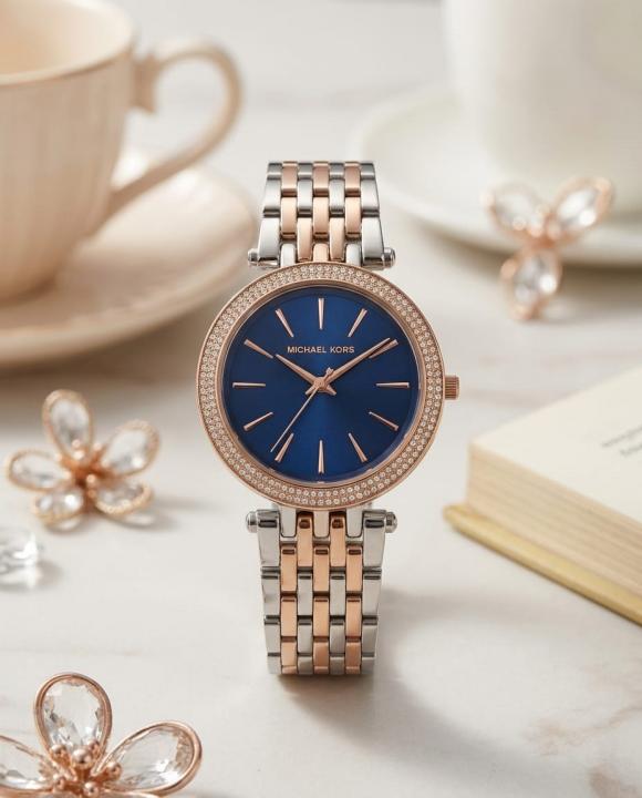Michael_l Kors Darci 2Ton-Copper-Blue
