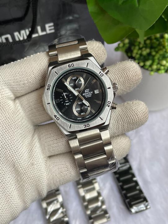 Casio Edifice 640D Silver Black AT443