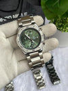 Casio Edifice 640D Silver Green Dial AT443
