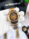 Patek Philipe Automatic Copper Two Tone Black Dial AT446