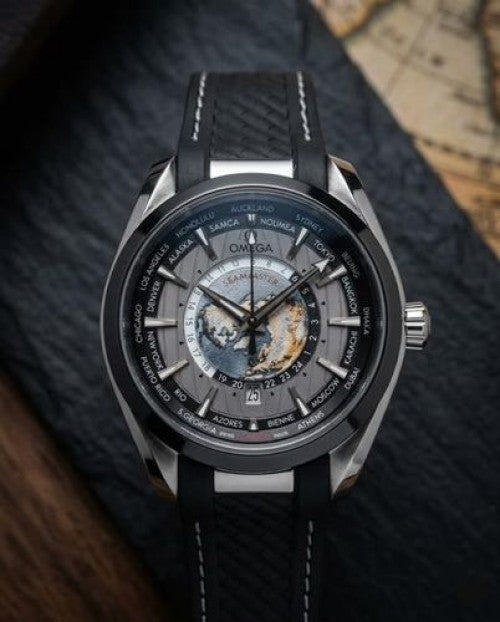 Omega seamaster globe quartz