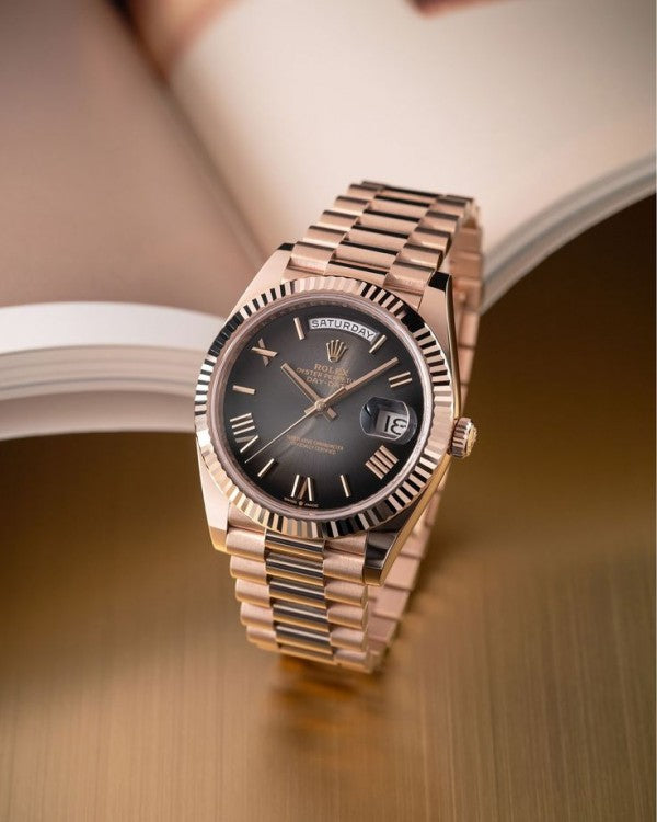 ROLE_X DAY DATE ROSE OMBRE AUTOMATIC HEAVY 459