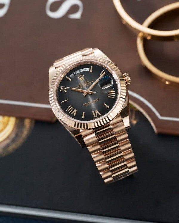 ROLE_X DAY DATE ROSE OMBRE AUTOMATIC HEAVY 459
