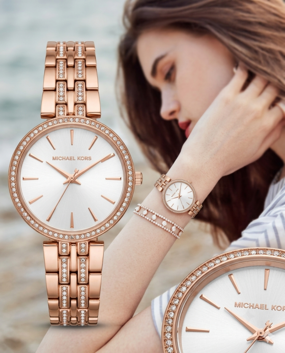 Michhael Kor_s Darci Rose Gold White