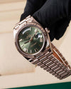 ROLE X DAY DATE ROSE GREEN  AUTOMATIC HEAVY 465