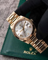 ROLE X DAY DATE GOLD WHITE AUTOMATIC HEAVY 468