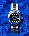 ROLE X SUBMARINER SILVER BLUE BLACK AUTOMATIC HEAVY 473