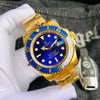 ROLE X SUBMARINER GOLD BLUE AUTOMATIC HEAVY 474