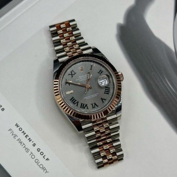 Role_x Oyster perpetual Date just Automatic Copper 479