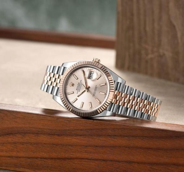 Role_x Oyster perpetual Date just Automatic Copper 482