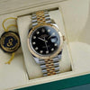Role_x Oyster perpetual Date just Automatic Gold diamond 483