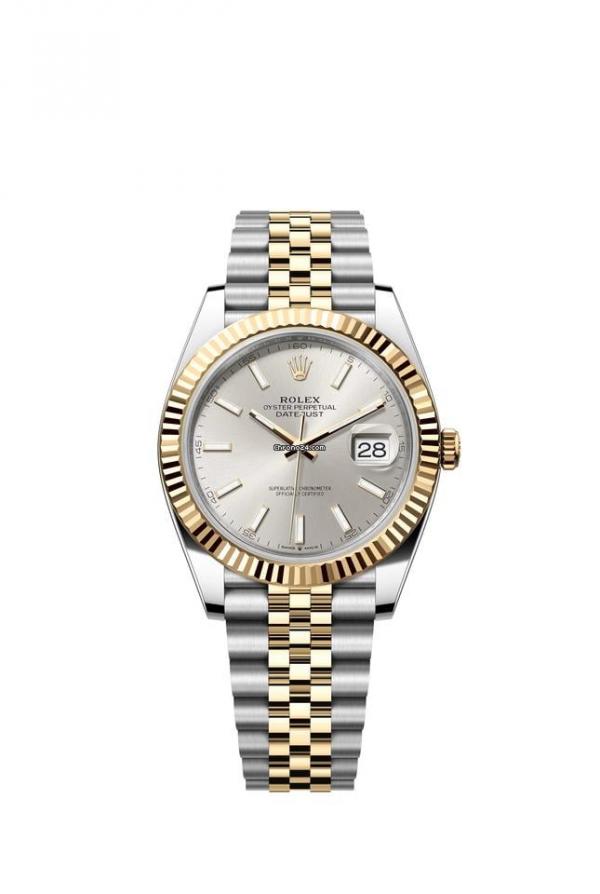 Role_x Oyster perpetual Date just Automatic Gold grey 486