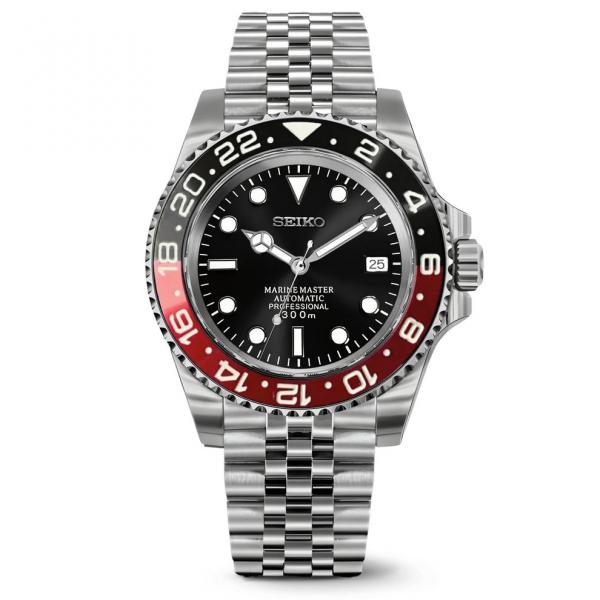 SEIK O GMT MASTER COCA COLA EDITION BACK OPEN SWISS WORKING LIKE AUTO 494