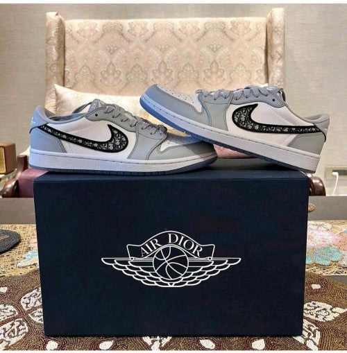 Nikee Air Jordan retro 1 Low X Diorrr SEMI UA