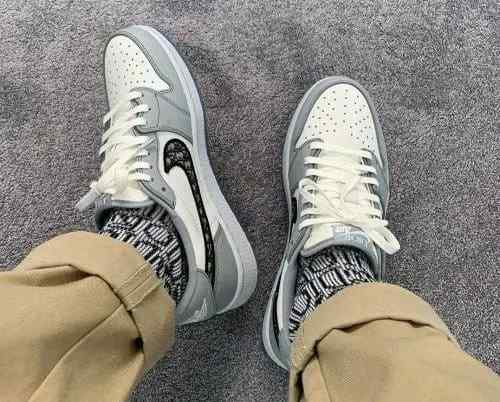 Nikee Air Jordan retro 1 Low X Diorrr SEMI UA