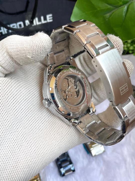 Tommyy  Hilfiger Automatic Silver Blue Dial AT149