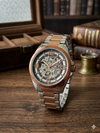 TOMM Y HILFIGER AUTOMATIC WATCH ROSE BLACK 500