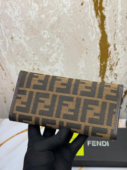 Fend_i Zucca Long Wallet With Box And Dust Bag