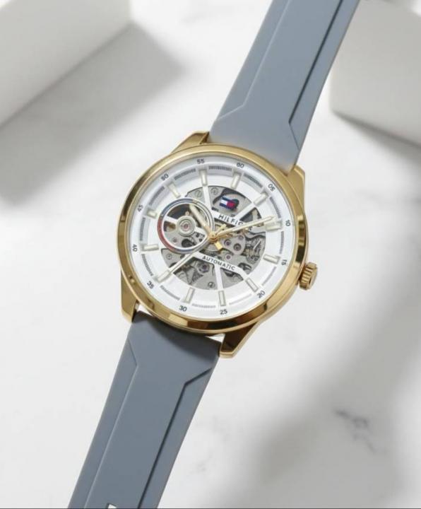 TOMMY_HILFIGER AUTOMATIC SILICON WATCH