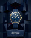 Omegg_a Seamaster Diver 300M Automatic Blue-Gold-Blue
