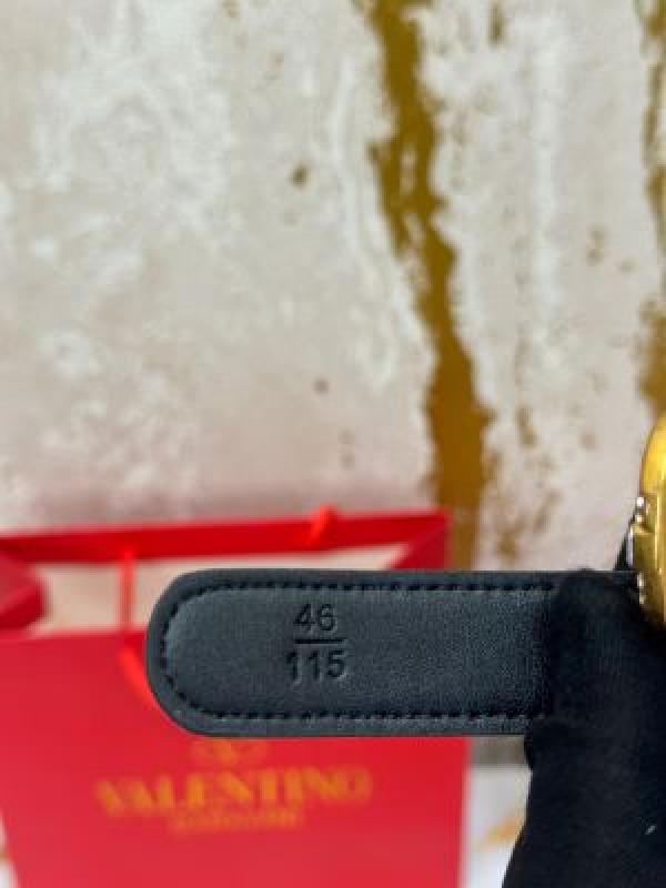 Valentin_o garavani V-logo crystal leather belt with box and dust bag including carry bag (V43-White)