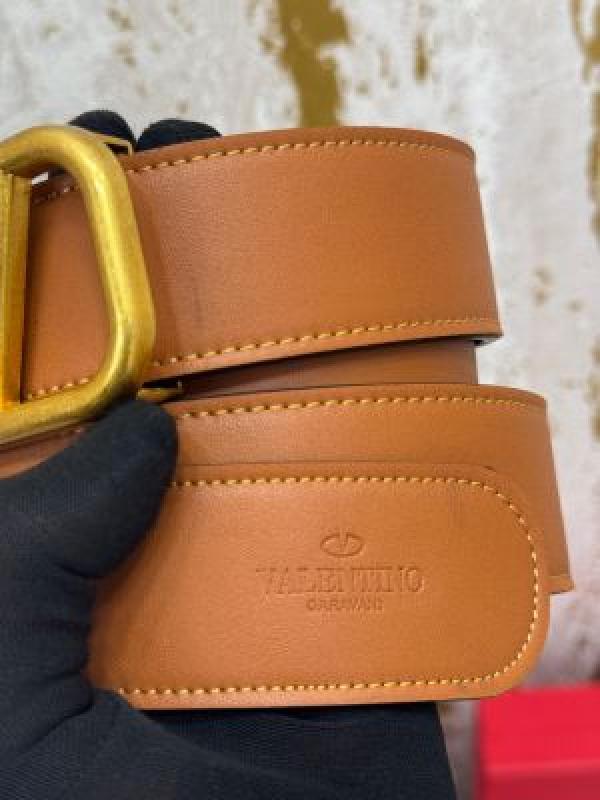 Valentin_o garavani v-logo leather belt with box and dust bag including carry bag (tan-v37)