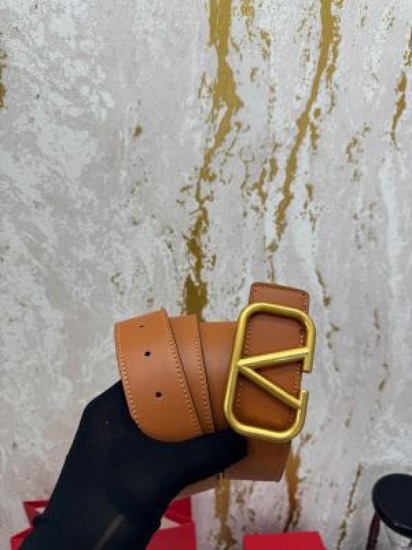 Valentin_o garavani v-logo leather belt with box and dust bag including carry bag (tan-v37)