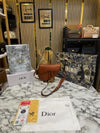 Christian dio_r Saddle Crossbody Premium Quality With Double Box And Dust Bag Including Carry Bag (Brown-0447)
