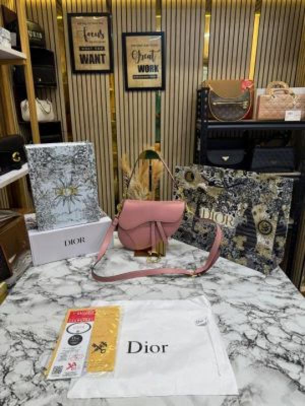 Christian_Dio_r Saddle_Crossbody_Premium_Quality_With_Double_Box_And_Dust_Bag_Including_Carry_Bag_(Pink-0447)