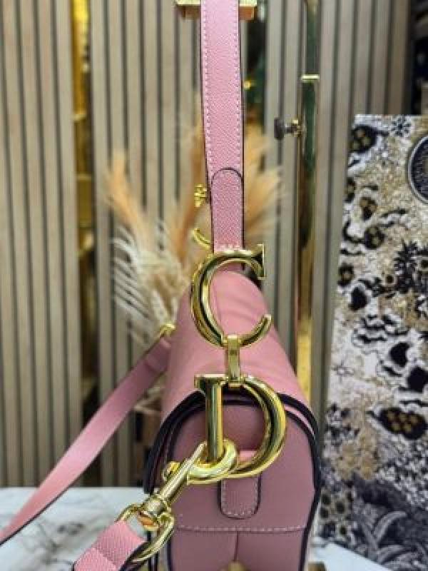 Christian_Dio_r Saddle_Crossbody_Premium_Quality_With_Double_Box_And_Dust_Bag_Including_Carry_Bag_(Pink-0447)