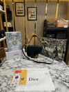 Christian dio_r Saddle Crossbody Premium Quality With Double Box And Dust Bag Including Carry Bag (Black-0447)