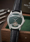 PATEK PHILIPP E LEATHER AUTOMATIC GREEN DIAL 510