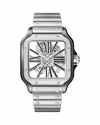 Cartiee_r Santos Skeleton Battery Silver-Black