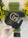 GUCC_I GG MATTE SILVER REVERSE MEN BELT WID OG ACCESSORIES 296