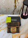 Fend_i Zucca Premium Tri-Fold Wallet (3142-2 Caramel)