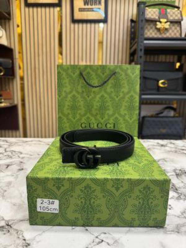 GUCC_I_GG_LOGO_BLACK_BUCKLE_BLACK_BELT_WITH_BOX_DUST_BAG_INCLUDING_CARRY_BAG_(2-3)