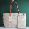 Michael Kor_s Large Jet Set Big Mk Print Tote Bag With Dust Bag (2003-Beige)