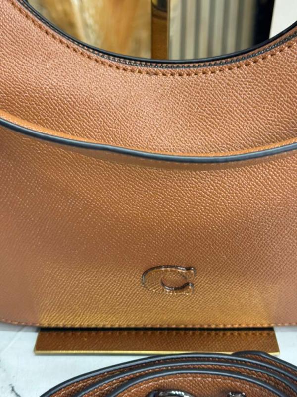 Coac_h Hobo Crossbody Bag With Box And Dust Bag Including Carry Bag (Brown)