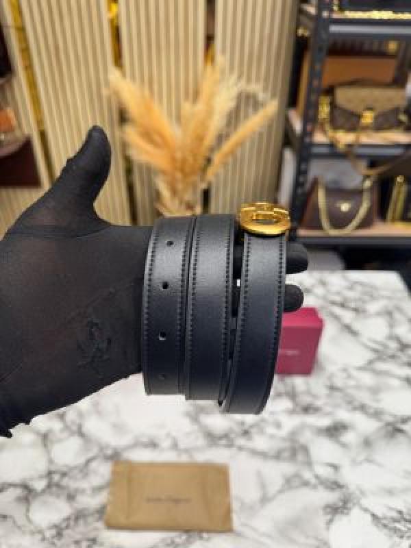 Salvator.epremium belt with box and dustybag (f42-black)